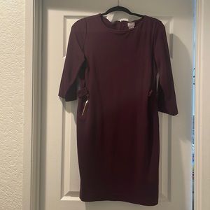 Chico’s purple slick dress